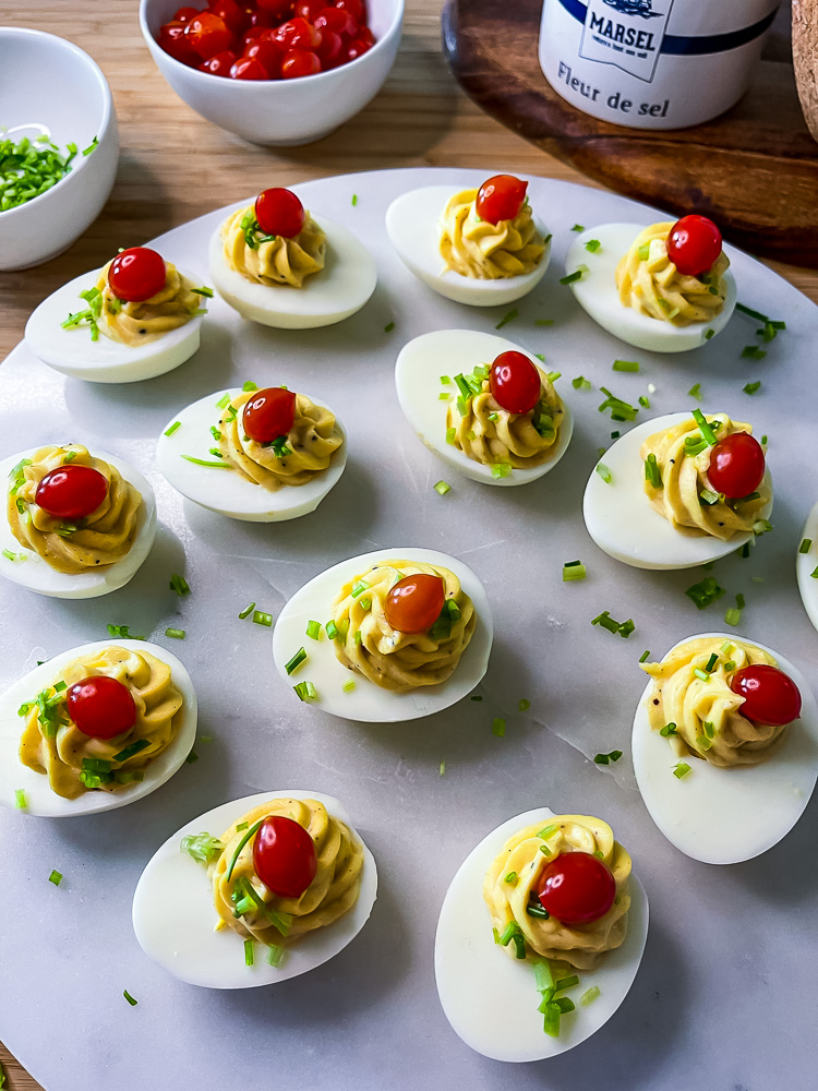 Truffle Deviled Eggs